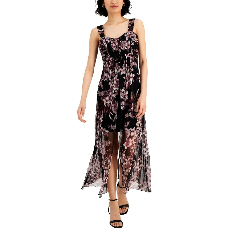 Connected Apparel Womens Floral Long Maxi Dress Chic Summer Floral Maxi Dress