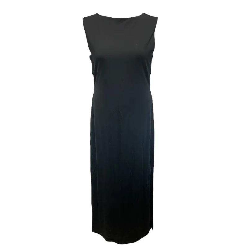 Rochelle Maxi Dress By Banana Republic In Black, Size: 8 Comfortable Satin Maxi Dress