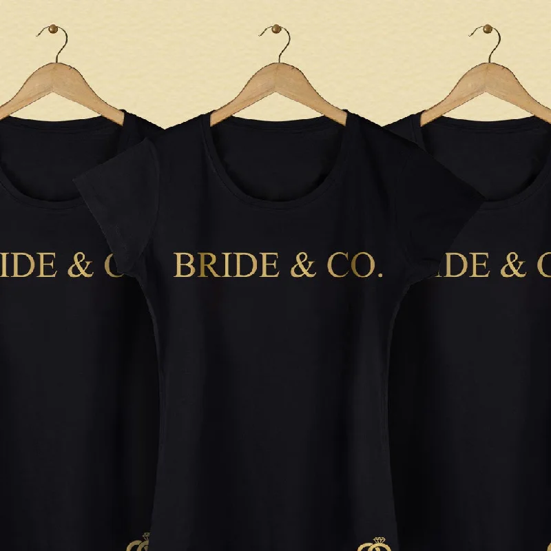 Bride & CO. Tees Hooded Caped Shawl Collar