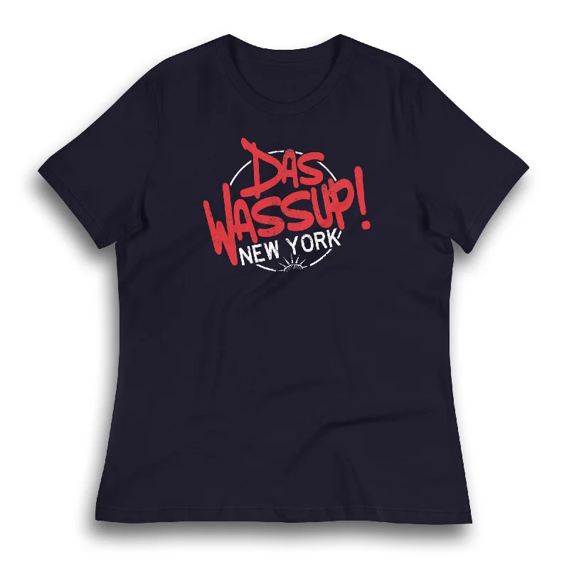 DASWASSUP NEW YORK WOMEN'S T-SHIRT Silk Blend Satin Velvet