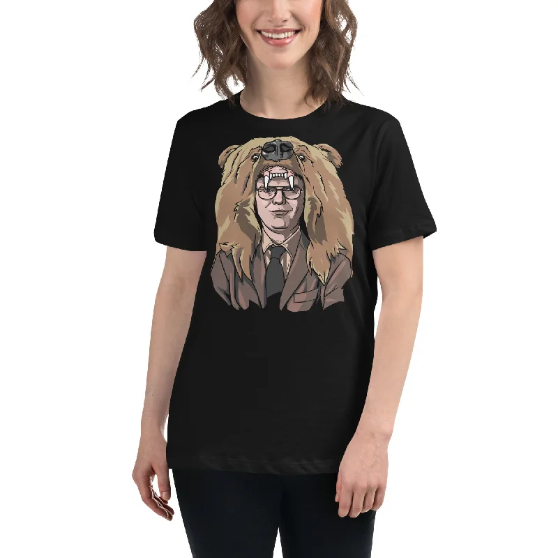 Dwight Bear Head - Women's T-Shirt Elegant Classic Vintage