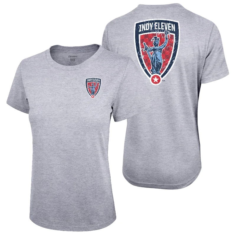 Indy Eleven USL Women's T-Shirt Lace Blend Ribbed Blend Corduroy Blend