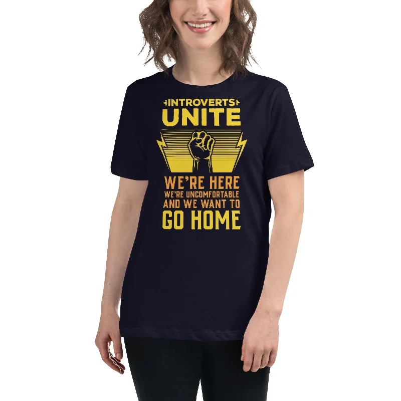 Introverts unite! - Women's T-Shirt Elegant Classic Vintage