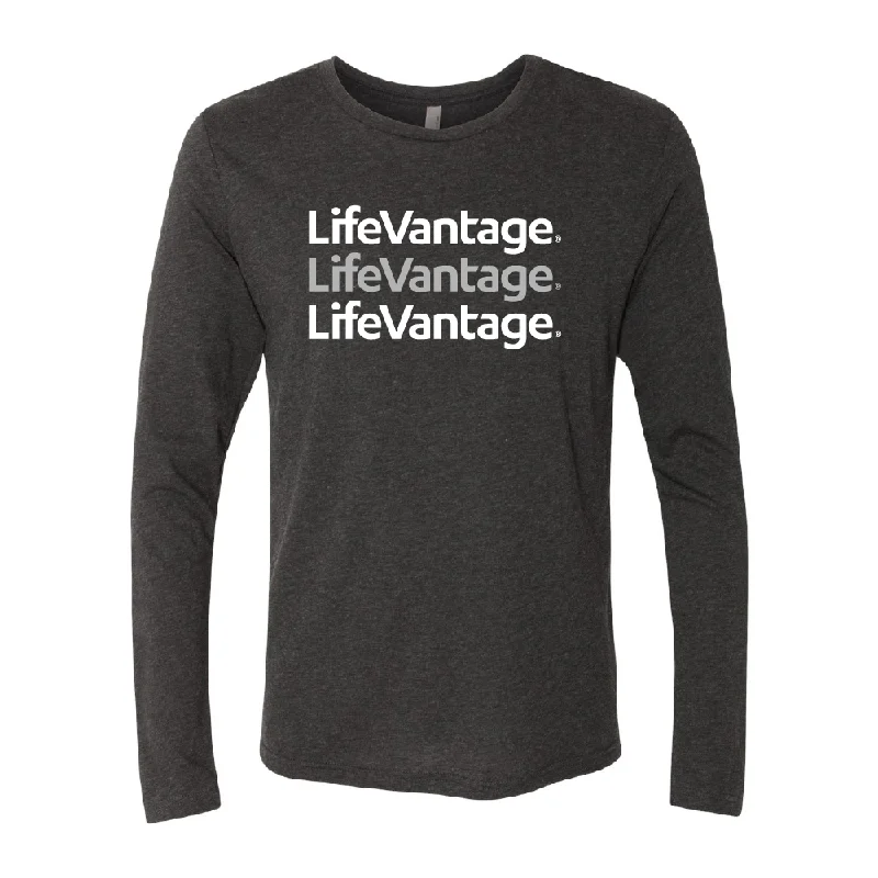 Unisex LifeVantage Repeat Long Sleeve Tee Chenille Brocade Lace