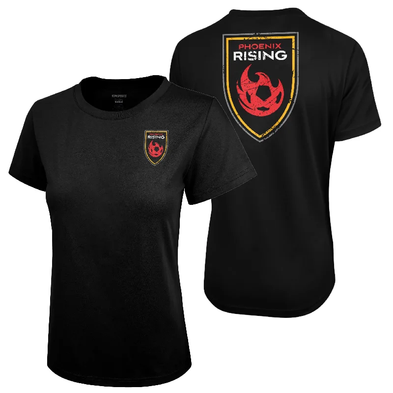 Phoenix Rising FC USL Women's T-Shirt Lace Blend Ribbed Blend Corduroy Blend