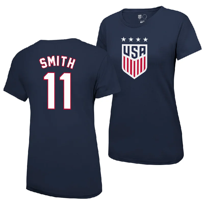 Sophia Smith USWNT Women's 4 Star T-Shirt Ribbed T-Shirt High Neck Heavyweight