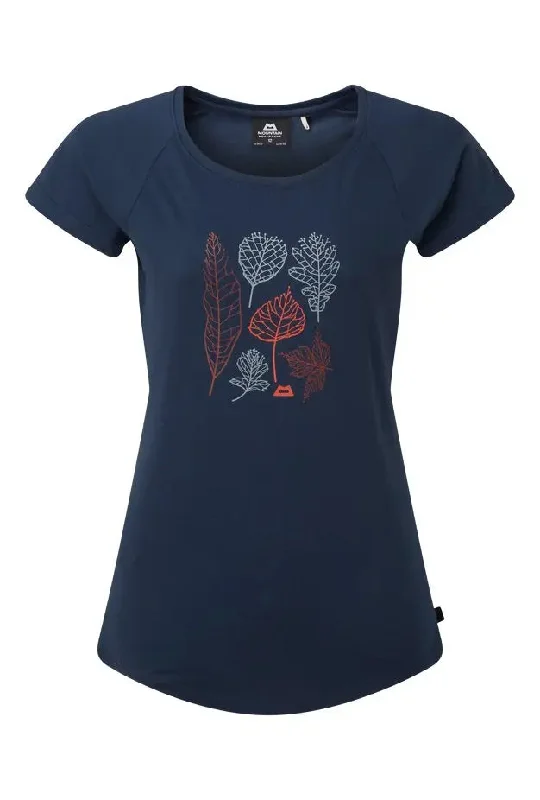 Leaf Tee - Denim Oversized T-Shirt Spandex breathable