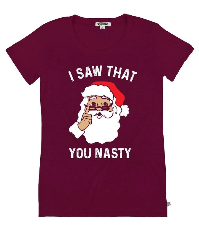 Women's You Nasty Tee Print Jacquard Patchwork