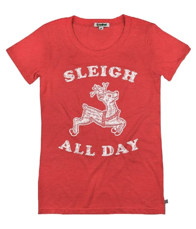 Women's Sleigh All Day Tee Polka Dot Checkered Tartan