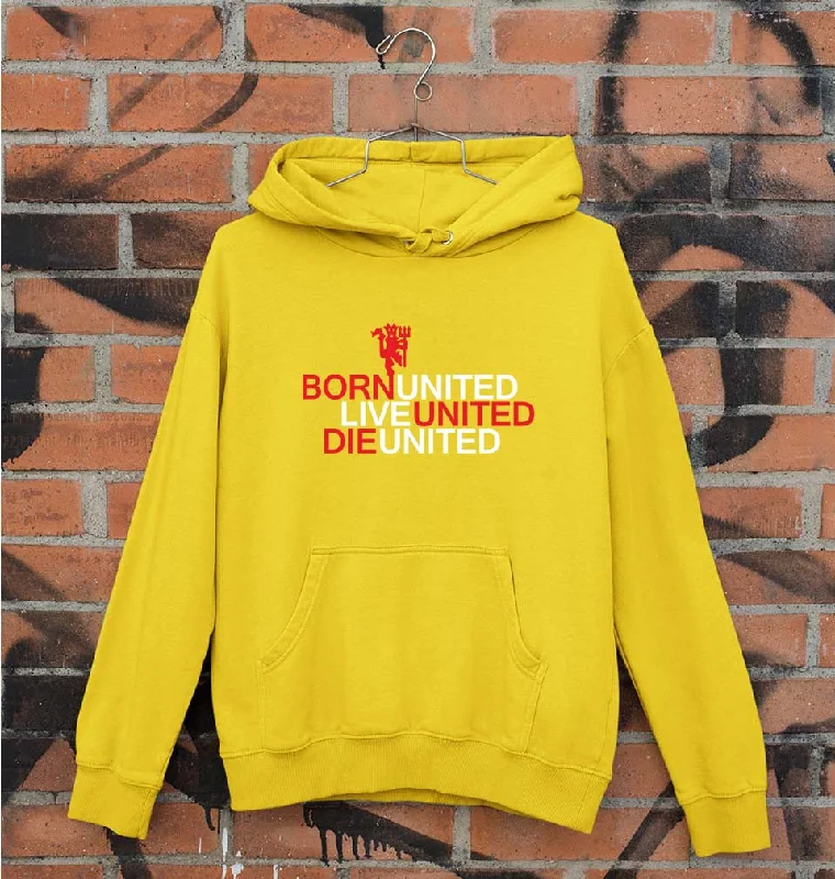 Born United Live United Die United Unisex Hoodie for Men/Women Hoodie with Slim Fit Tailored Modern