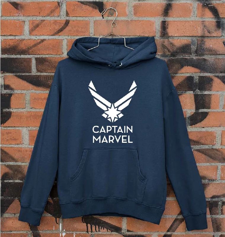 Captain Marvel Superhero Unisex Hoodie for Men/Women Hoodie with Magnetic Closure Innovative Modern