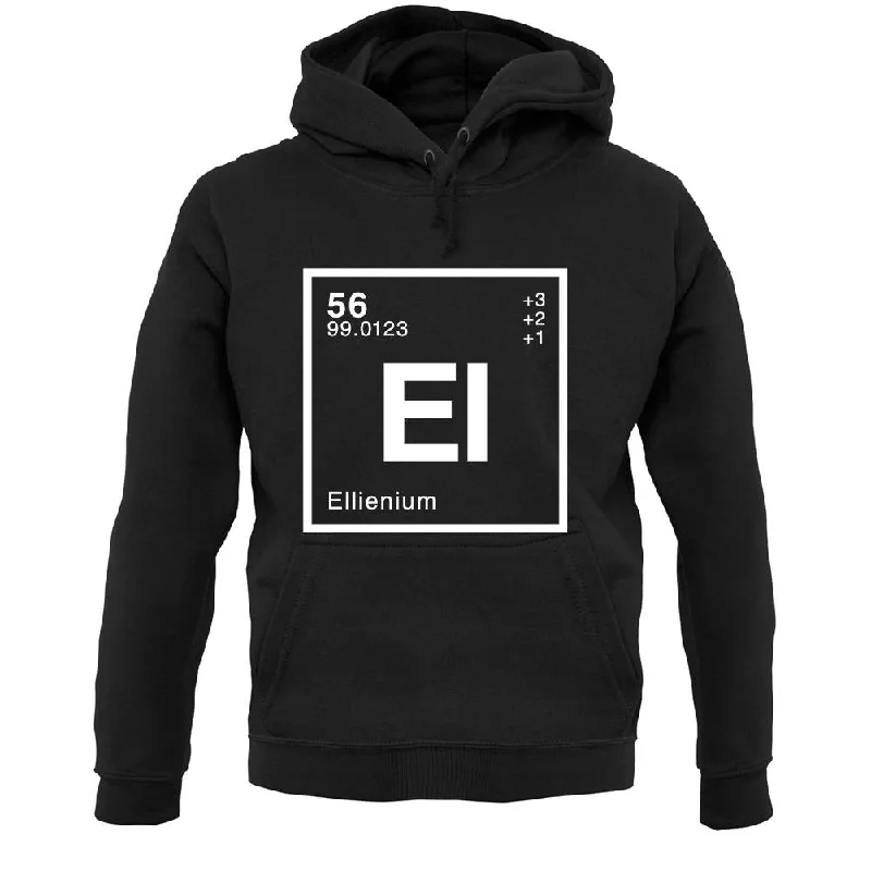 Ellie - Periodic Element Unisex Hoodie Hoodie with Rhinestones Sparkly Elegant