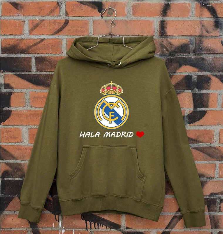 Hala Madrid Unisex Hoodie for Men/Women Hoodie with Neon Bright Vibrant