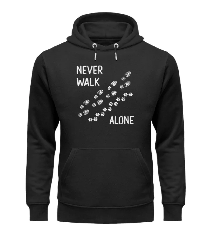 Never walk alone - Unisex Premium Organic Hoodie Hoodie with Oversized Fit Loose Comfortable