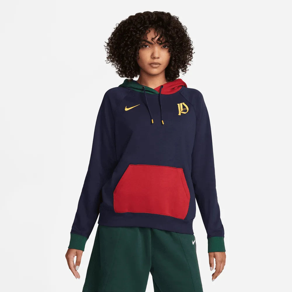 Nike 2022-23 Portugal Women's Hoodie Hoodie with Drop Shoulder Relaxed Streetwear