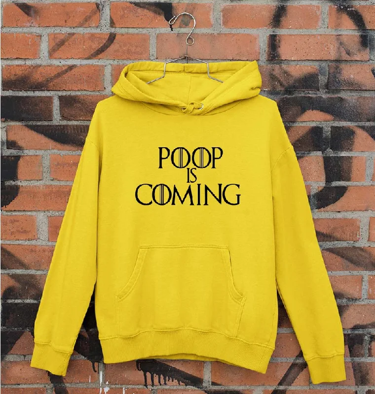 Poop Is Coming Unisex Hoodie for Men/Women Hoodie with Logo Branding Identity