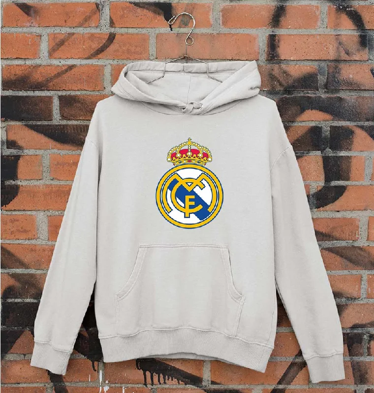 Real Madrid Unisex Hoodie for Men/Women Hoodie with Relaxed Fit Easy Casual