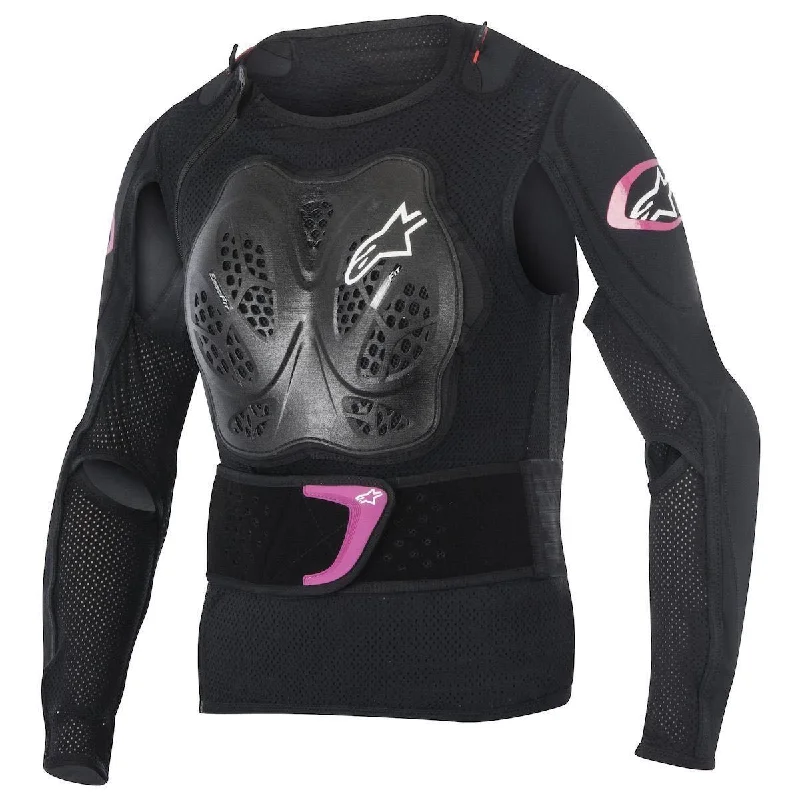 Alpinestars Stella Bionic Women's Black/Purple Protective Motocross Jacket Knit Jacket Woven Jacket Fleece Jacket