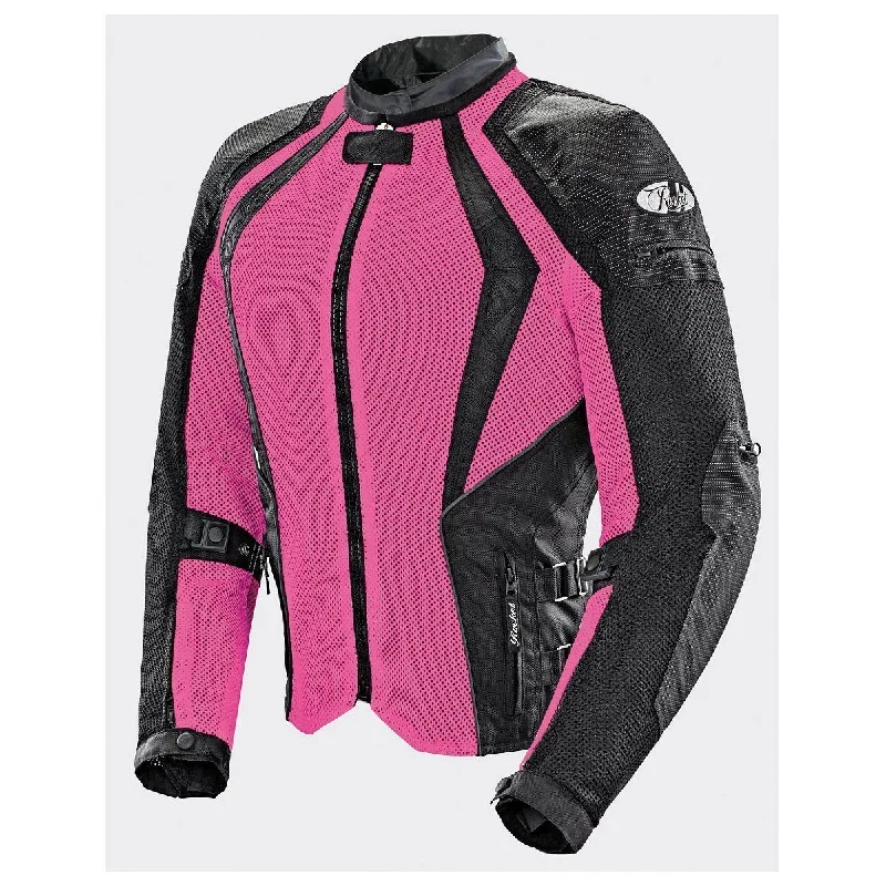 Joe Rocket Cleo Elite Women's Pink Mesh Jacket Quilted Jacket Puffer Jacket Insulated Jacket