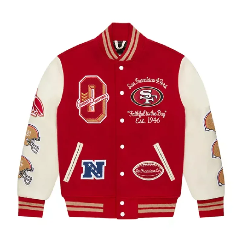 San Francisco 49ers Ovo Jacket Snapped Jacket Toggled Jacket Drawstring Jacket