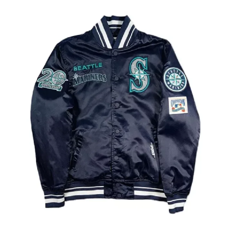 Seattle Mariners 1997 Satin Jacket Mesh Jacket Canvas Jacket Denim Jacket