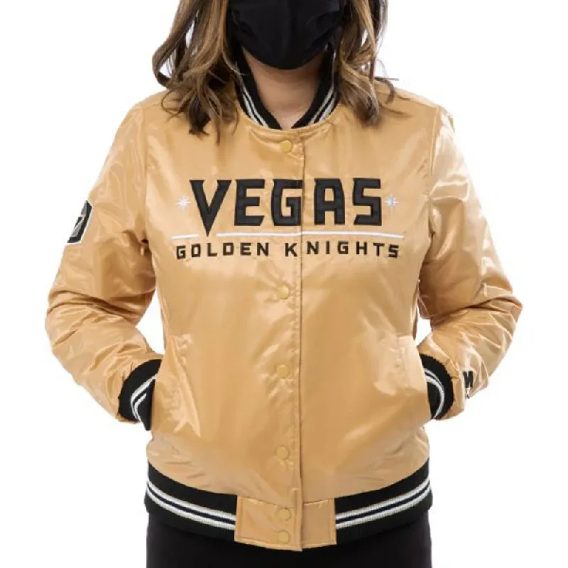 Vegas Golden Knights Jacket Quilted Jacket Puffer Jacket Insulated Jacket