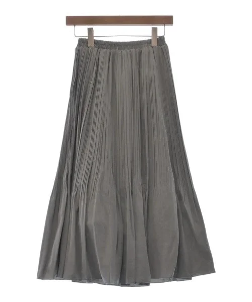 NICE CLAUP Long/Maxi length skirts silk skirt sleek