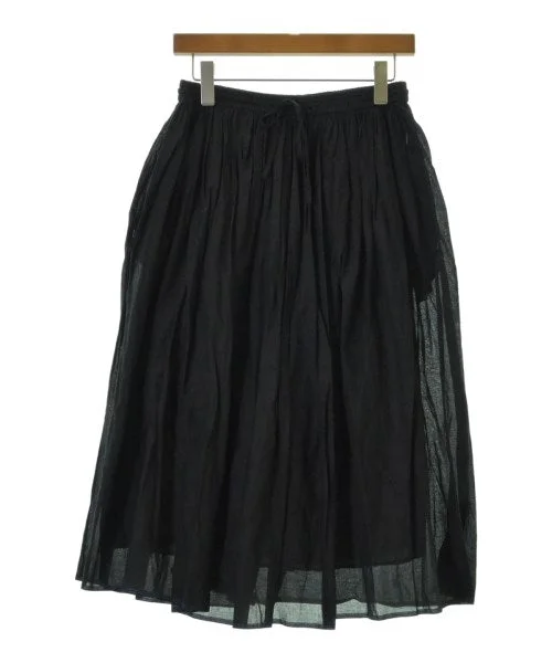 SOIL Long/Maxi length skirts leather skirt sleek