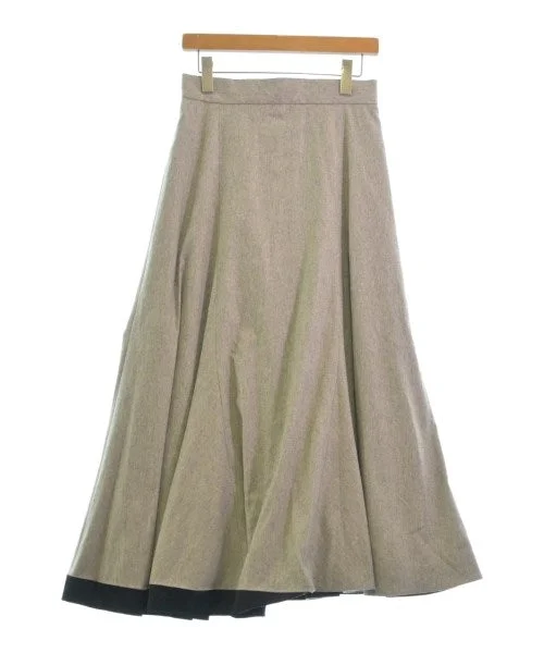 YLEVE Long/Maxi length skirts asymmetrical skirt cut