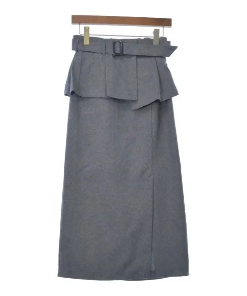 HEYUMM Long/Maxi length skirts silk skirt sleek