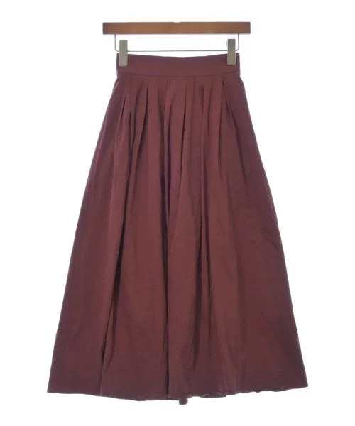 3/4 three quarter Long/Maxi length skirts belted skirt waist