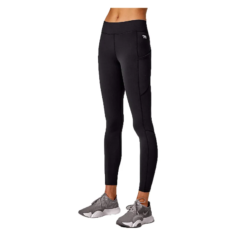 Women's Flex Zone Double Knit 28 Inch Leggings Comfortable Power Mesh Leggings