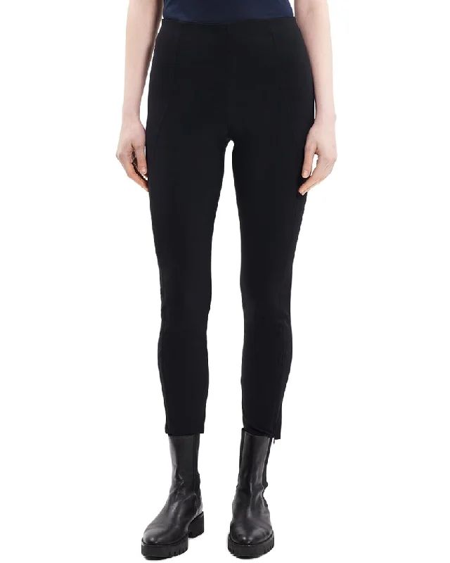 Theory Seamed Legging Comfortable Capri-Length Leggings