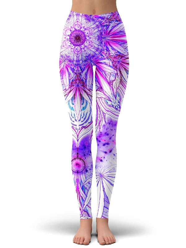 Canndala Purple Leggings Stylish Stretch Pants Leggings