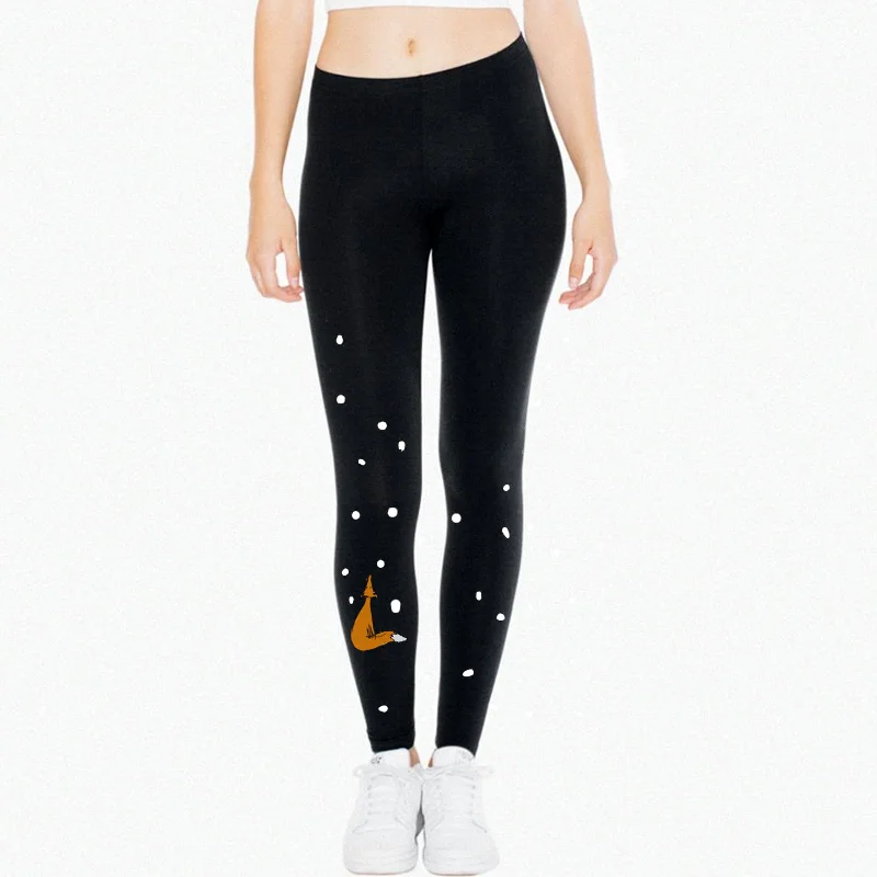 Christmas foxy leggings Stylish Sporty Performance Leggings