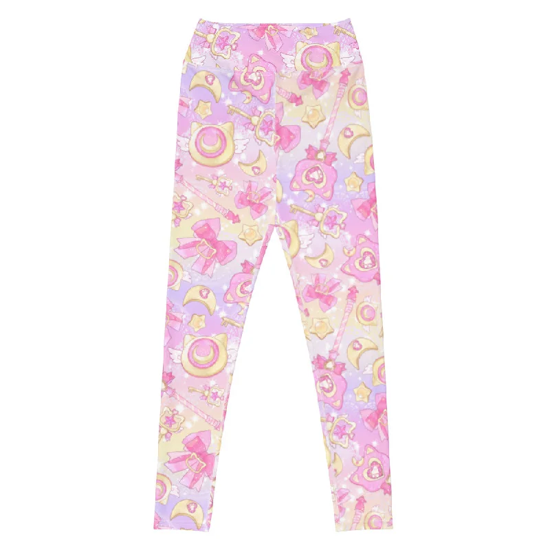 High-waisted Magical Girl Leggings Elegant Full-Body Leggings