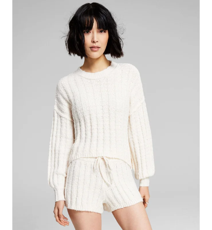 Now This Womens Cable Knit Sweater Lightweight Heavyweight Midweight