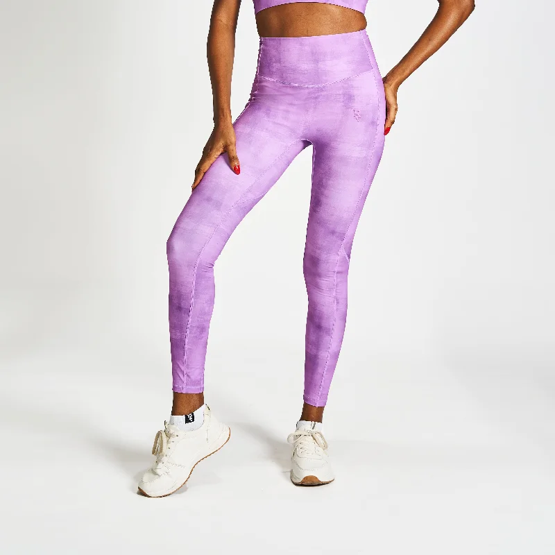 Leggings - Purple Stylish Pockets Active Leggings