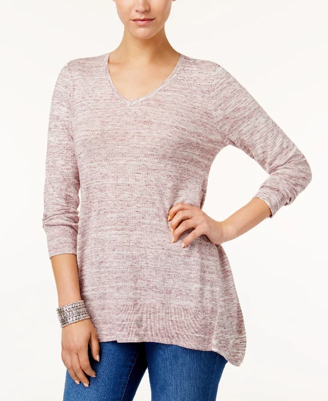 Spacedyed Tunic Sweater Mesh Sweater Canvas Denim