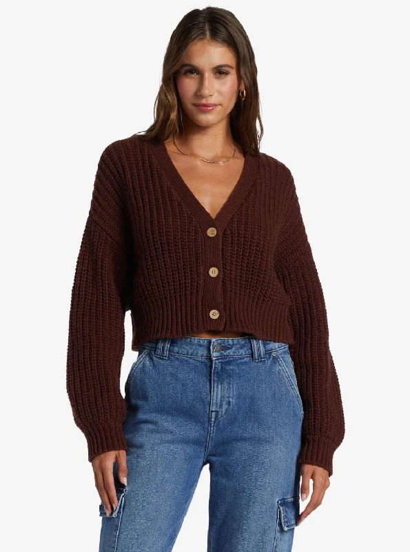 Sundaze Sweater - Bitter Chocolate Silk Blend Satin Velvet