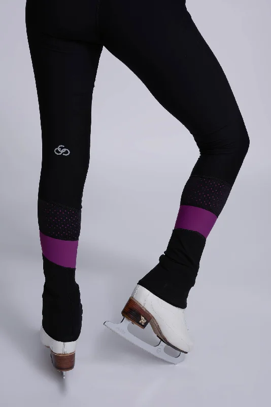 Desire Non-Slip Leggings in Berry Fashionable High-Rise Workout Leggings