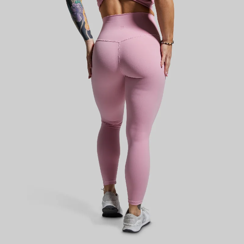 Your Go To Legging 2.0 (Mystic Pink) Comfortable Athletic Tights