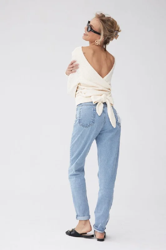 Jeans Tess N°2 Blue Stylish High-Waist Jeans