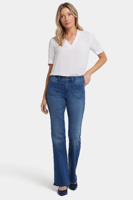 Ava Flared Jeans - Tideway Fashionable Relaxed Fit Denim