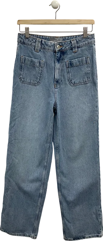 New Look Blue Adalae Wide Leg Jeans UK 8 Casual Straight-Leg Jeans