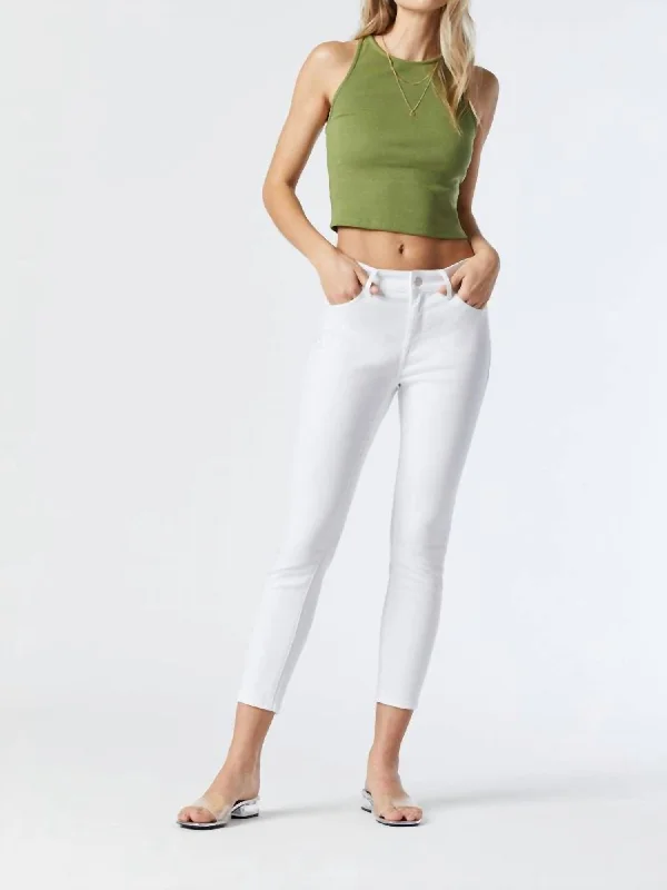 Tess Skinny Jeans In Double White Supersoft Cozy Relaxed Fit Denim Jeans