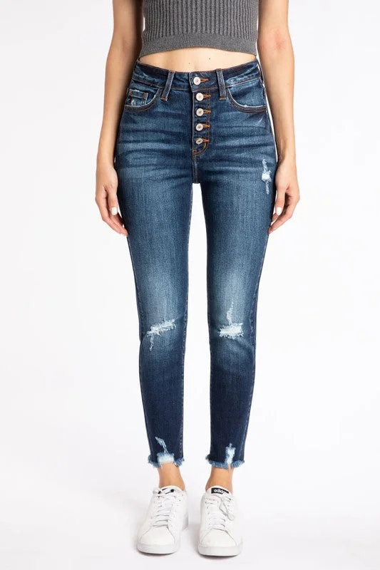 The Penny Jeans Casual High-Waisted Bootcut Jeans